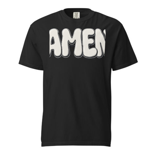 AMEN in black