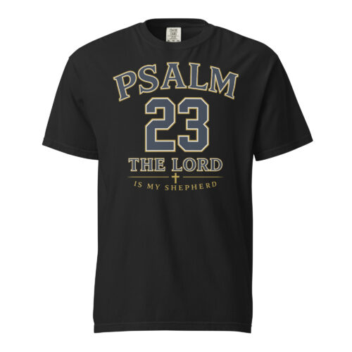 PSALM 23 in black