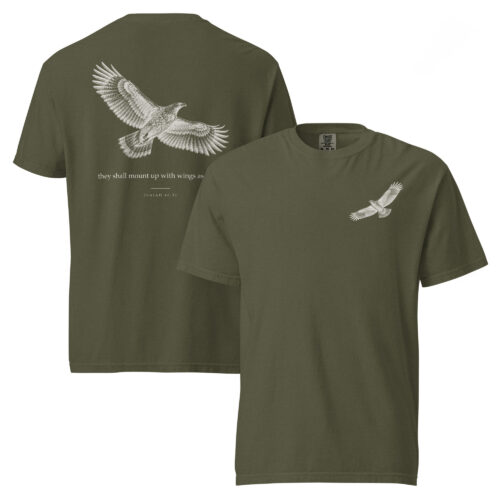 MOUNT UP WITH WINGS in sage