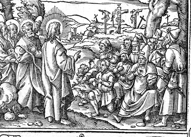 These Things I Command You, woodcut by Virgil Solis