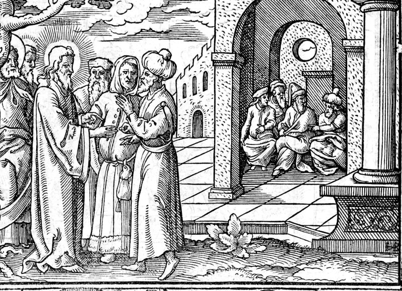The Lost Sheep, the Lost Coin and the Prodigal Son, woodcut by Virgil Solis