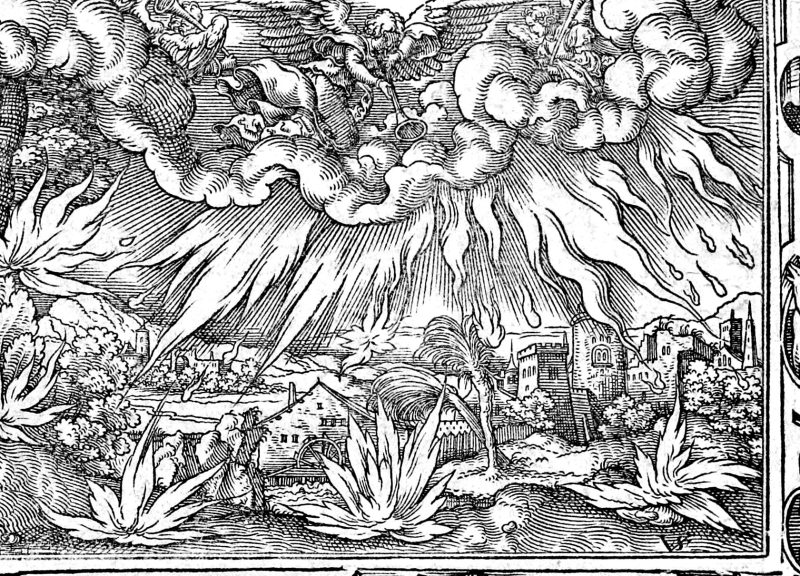 The First Trumpet, woodcut by Virgil Solis
