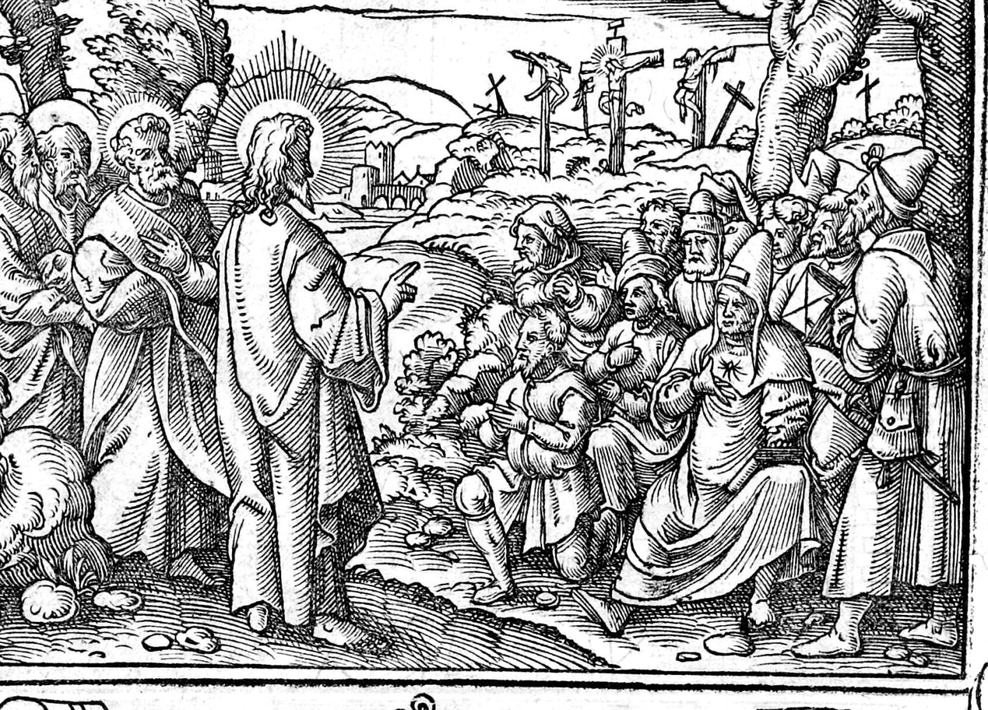 These Things I Command You, woodcut by Virgil Solis, 1565