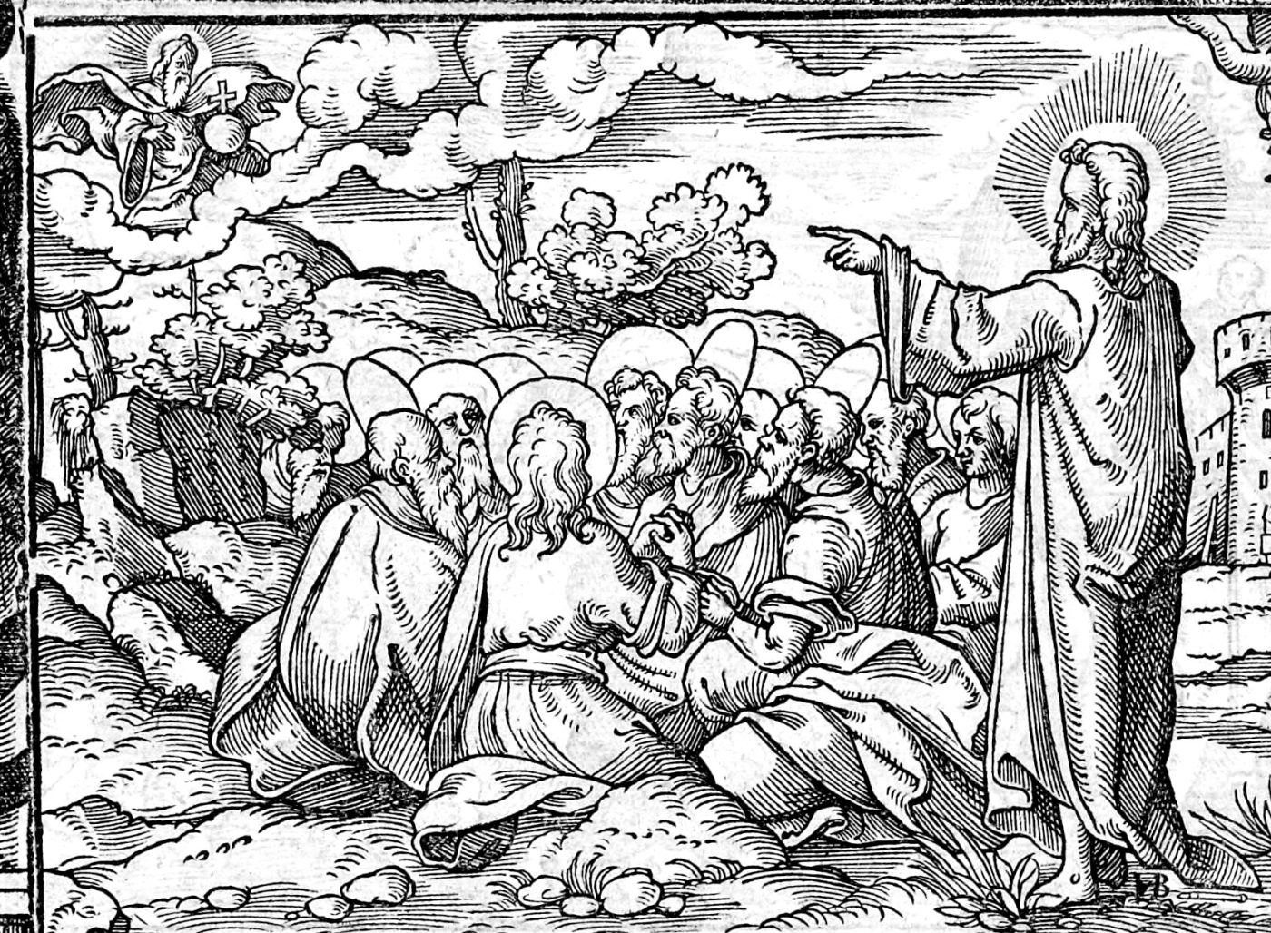 Whatsoever Ye Shall Ask the Father, woodcut by Virgil Solis, 1565