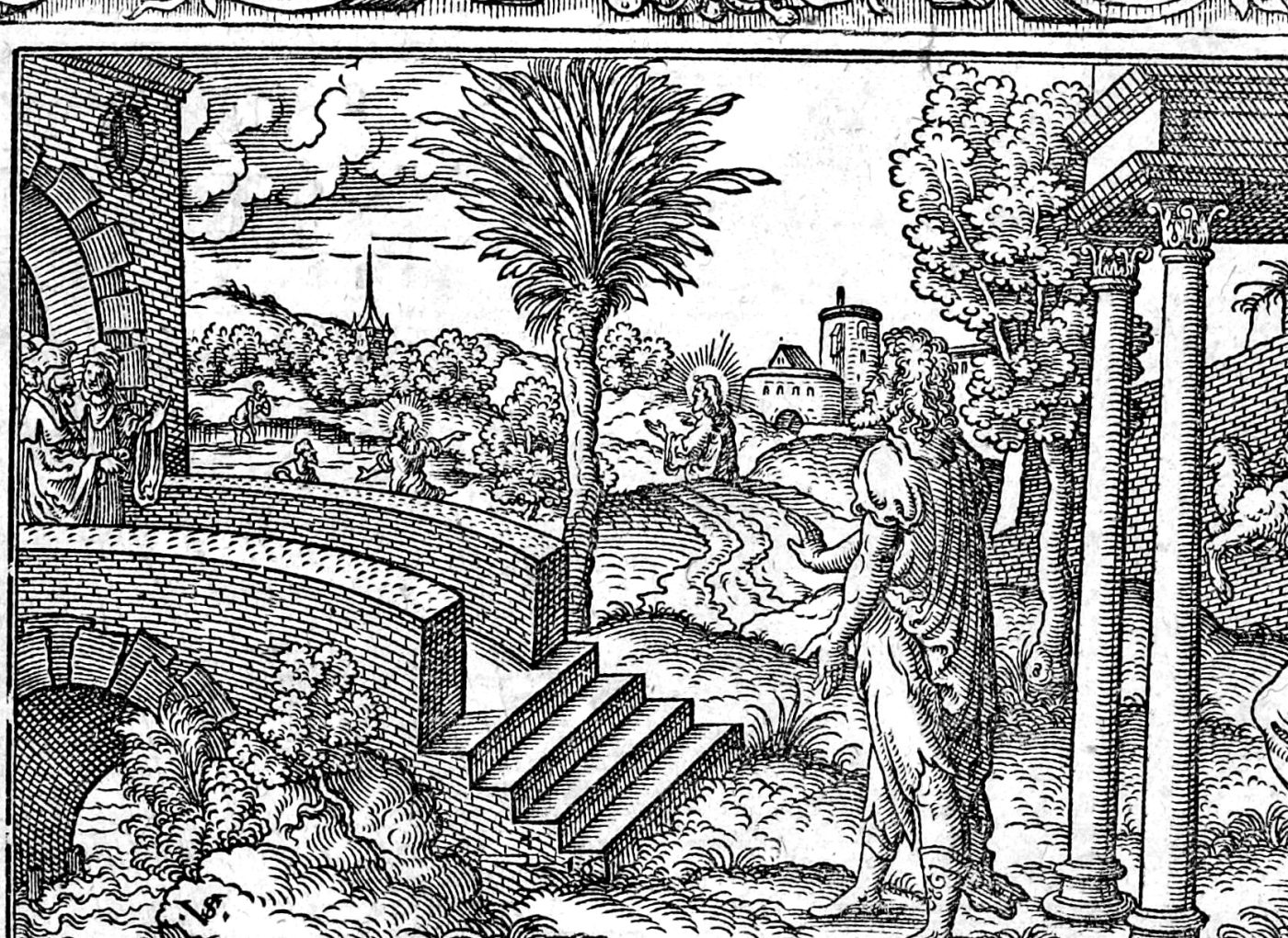 Malachi Rebukes the Priests, woodcut by Virgil Solis, 1565