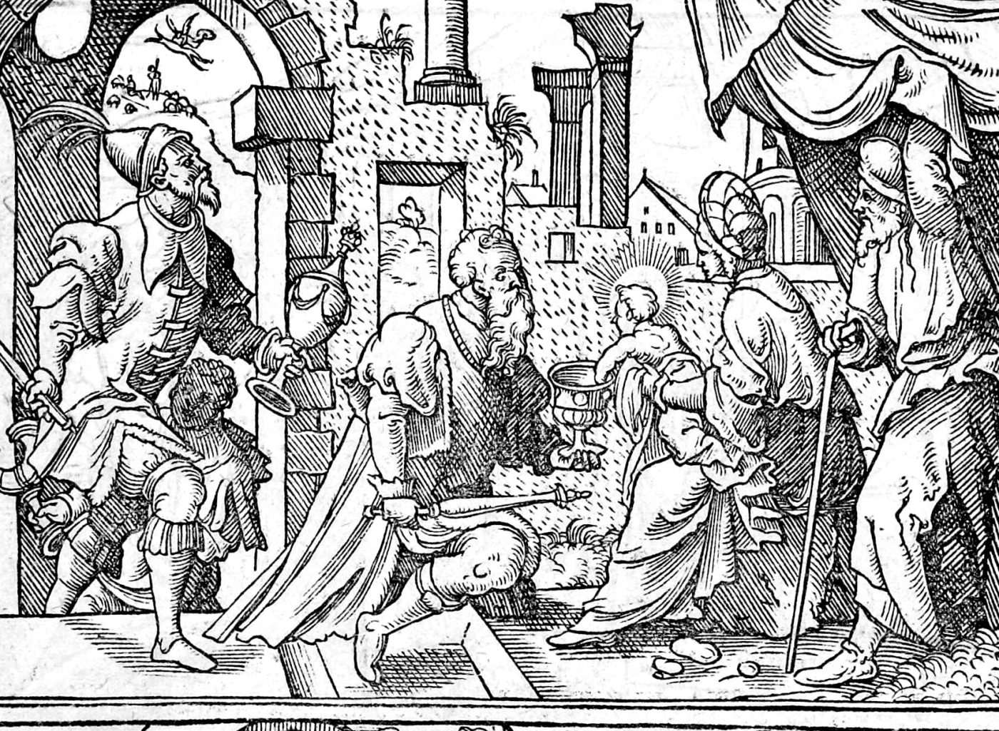 The Adoration of the Magi, woodcut by Virgil Solis, 1565
