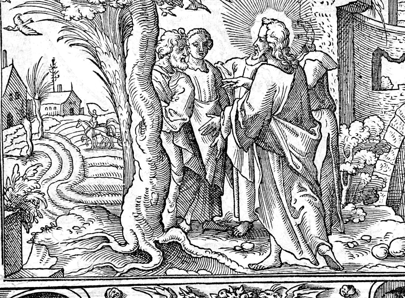 He Opened His Mouth and Taught Them, woodcut by Virgil Solis, 1565