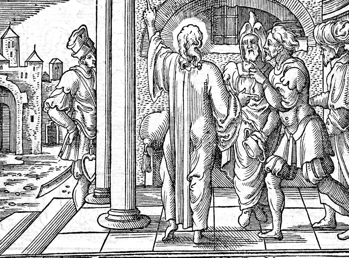 The Sermon on the Mount, woodcut by Virgil Solis, 1565
