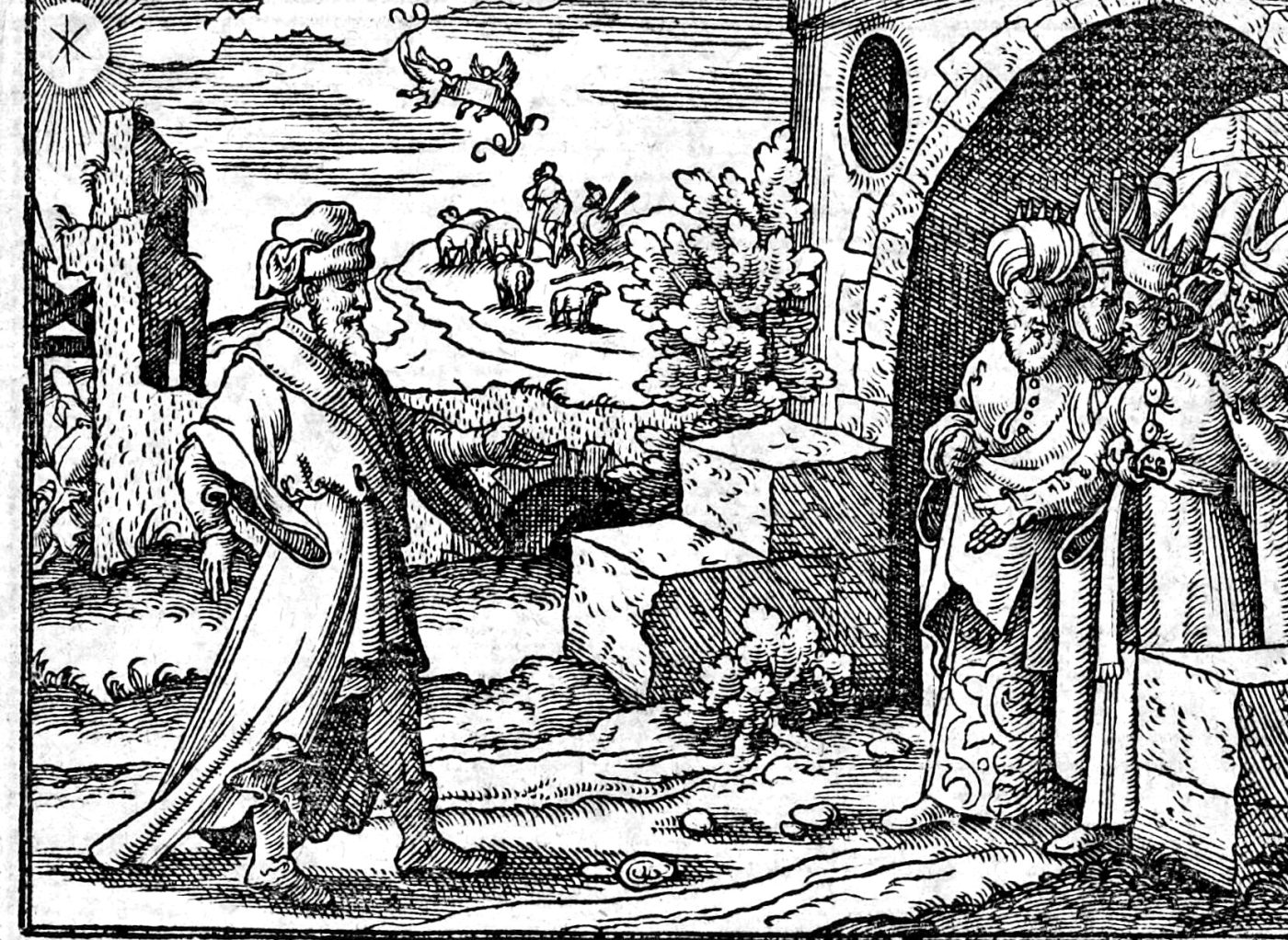 Micah Denounces the Nations, woodcut by Virgil Solis, 1565