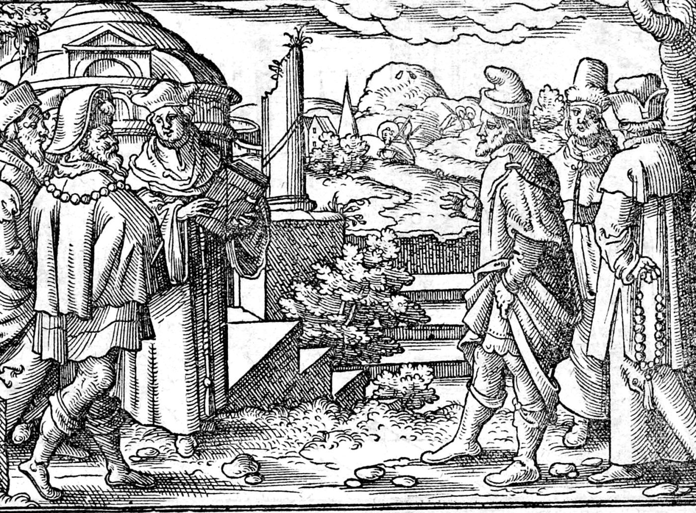 The Day of the Lord Against the Idolaters, woodcut by Virgil Solis, 1565