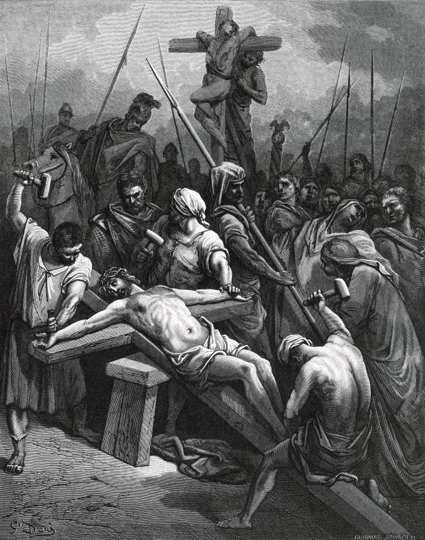 The Crucifixion, engraved by Gustave Dore