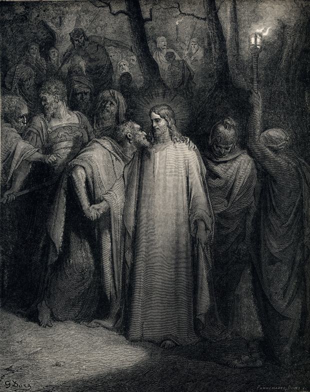 The Judas Kiss, engraved by Gustave Dore