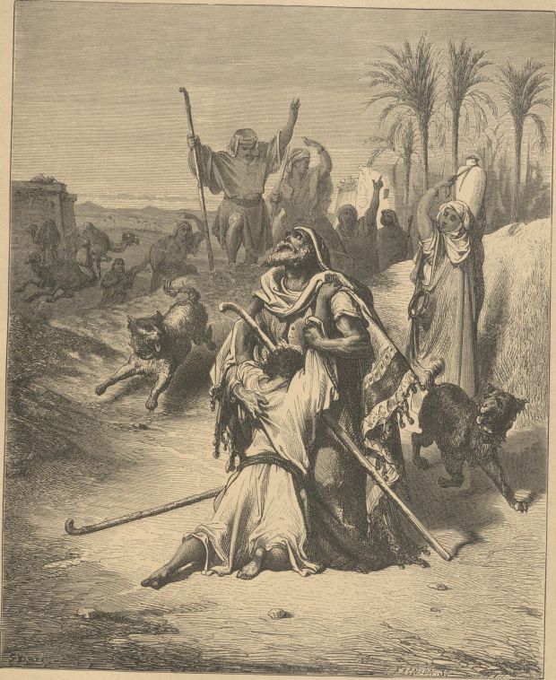 The Return of the Prodigal Son, engraved by Gustave Dore
