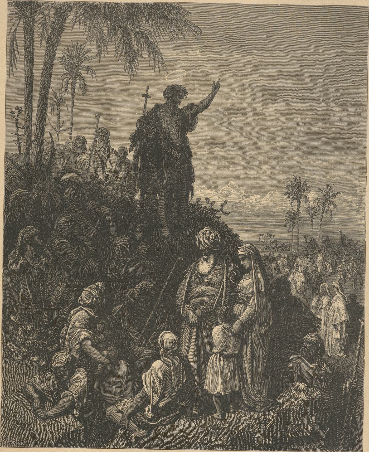 John the Baptist Preaching Wilderness - Mark 1