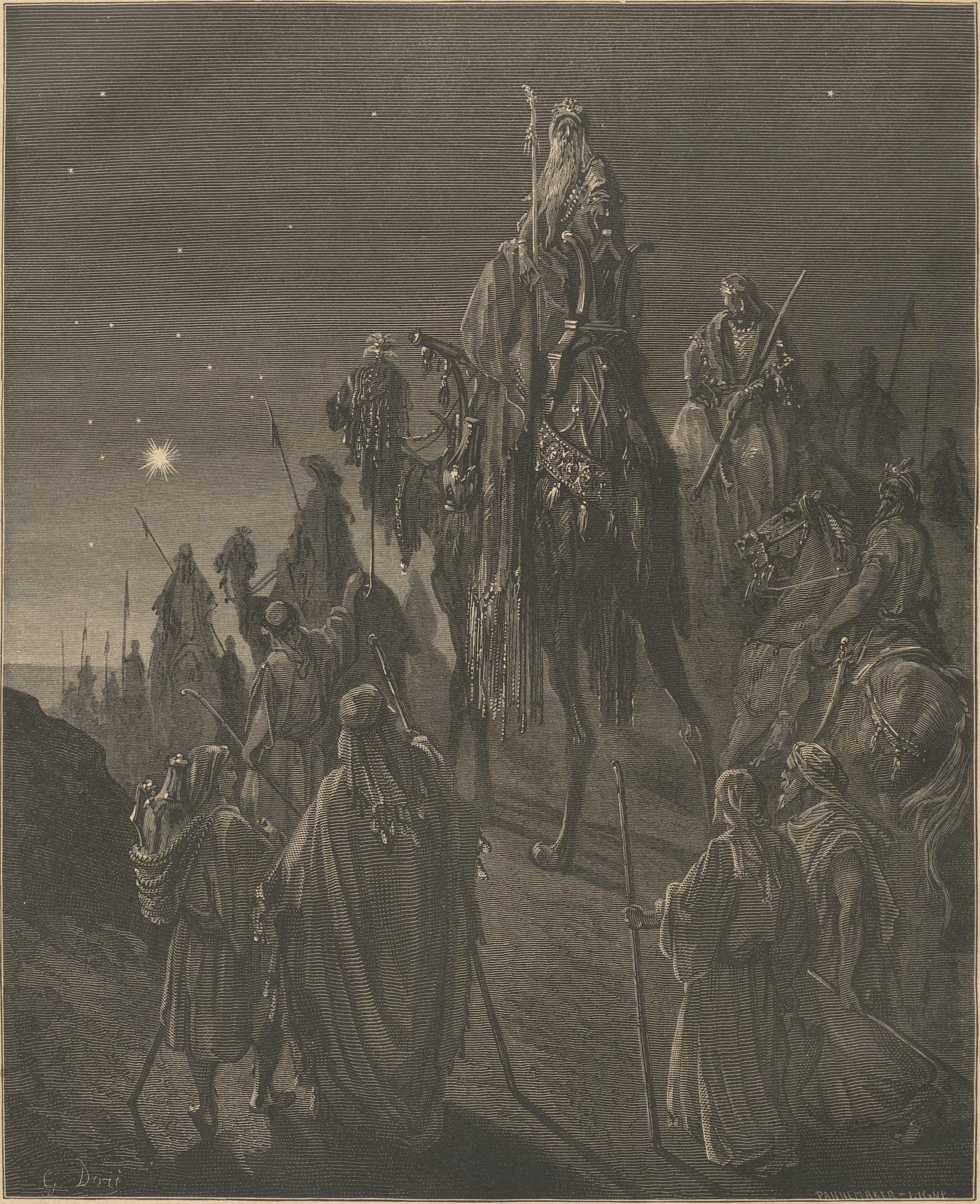 The Wise Men Guided by the Star - Matthew 2
